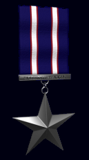 Iron Star with Bronze Ribbon